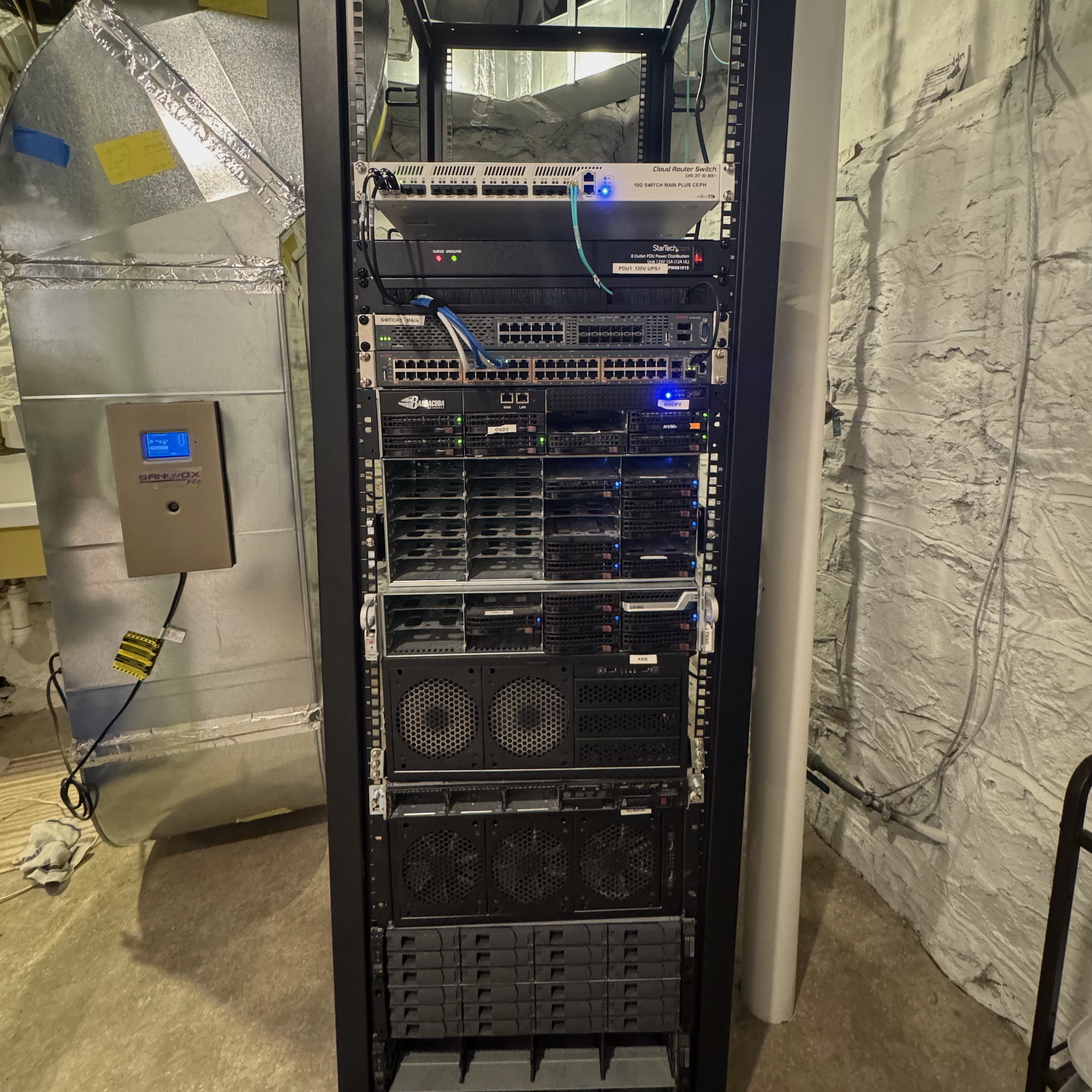 Image of my home server rack