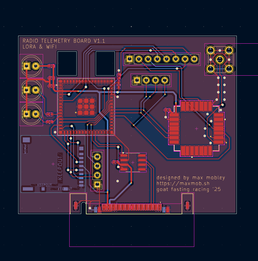 Image of FSAE Radio Telemetry PCB